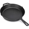 Tigaie adanca rotunda din fonta cu maner Navaris - 25 cm, 48585.01.2