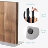 Suport magnetic cu doua fete Navaris pentru cutite, lemn de nuc, 25x23x10 cm, 50416.025.03