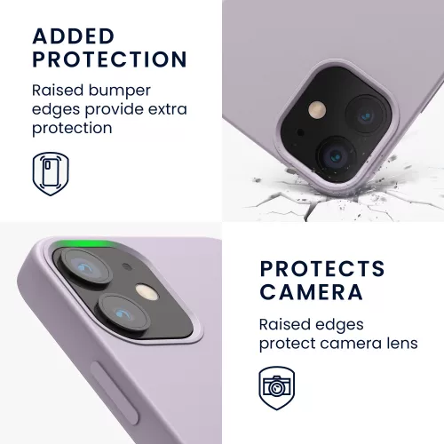 Husa pentru Apple iPhone 12 Mini, Silicon, Mov, 52640.192