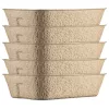 Set 5 litiere Navaris pentru pisici de unica folosinta, carton, 54043.05