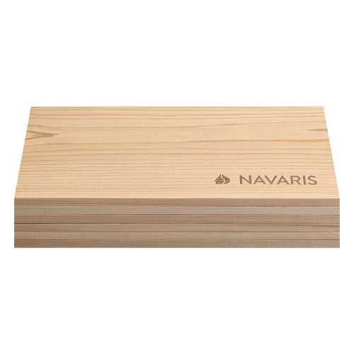 Set 6 x Scanduri de cedru Navaris pentru afumare, 30 x 15 cm, 54038.01