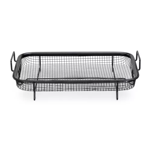 Tava de gratar cuptor Navaris, din otel inoxidabil, cu strat antiaderent, 51500.02