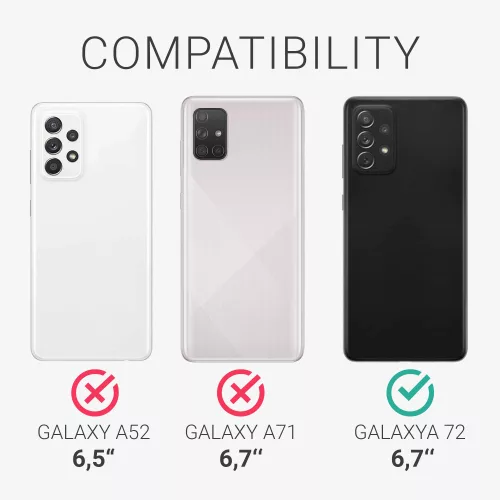 Husa pentru Samsung Galaxy A72, Silicon, Gri, 54359.155