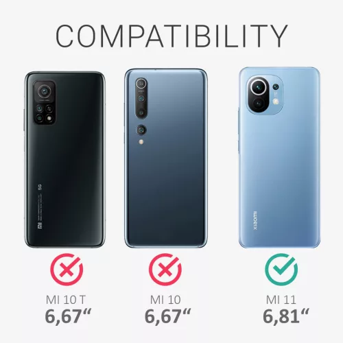 Husa pentru Xiaomi Mi 11, Silicon, Rosu, 54188.209