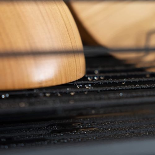 Scurgator de vase Navaris, cu suport de picurare, cu raft pentru farfurii, pahare si tacamuri, negru, 42.5x31.5x14 cm, 52545.02