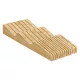 Suport tacamuri Navaris din bambus, 40x15x5 cm, pentru 13 cutite, 54667.01