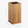 Suport rotativ pentru cutite Navaris cu peri detasabili, 25x12,5x12,5 cm, 54909.01