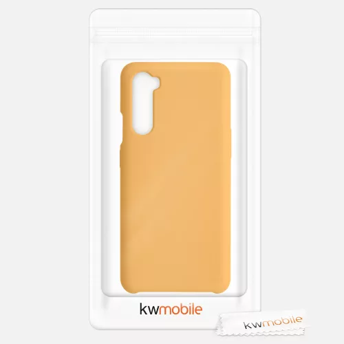 Husa pentru OnePlus Nord, Silicon, Galben, 51871.217