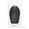 Husa Cheie Auto pentru BMW - Display, kwmobile, Plastic, Negru / Rosu, 49672.02