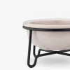 Set 2 Boluri de ceramica cu suport metalic Navaris, 380 ml, 55724.11