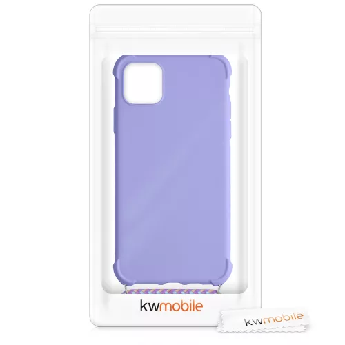 Husa pentru iPhone 11 Pro Max, Silicon, Mov, 55764.108