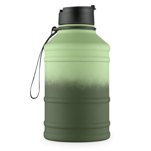 Sticla de apa din otel inoxidabil Navaris cu un singur perete, 2.2 litri, Verde, 53701.07