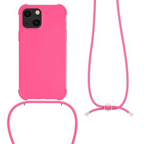 Husa pentru iPhone 13 Mini, Silicon, Roz, 55933.77