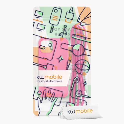 Husa pentru iPhone 13 Mini, Silicon, Roz, 55933.77