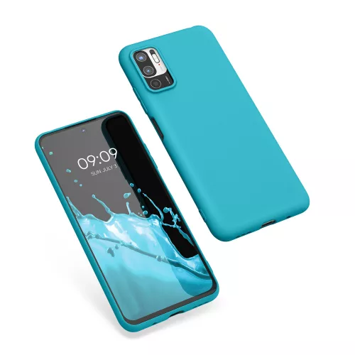 Husa pentru Xiaomi Redmi Note 10 5G, Silicon, Albastru, 54947.223, kwmobile