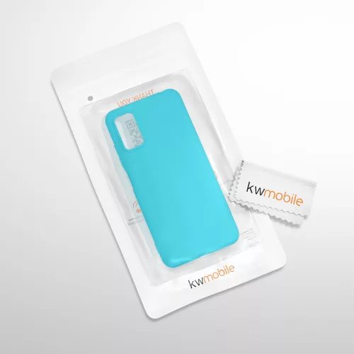 Husa pentru Xiaomi Redmi Note 10 5G, Silicon, Albastru, 54947.223, kwmobile
