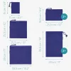 Set de 7 pungi de calatorie Navaris, Poliester, Albastru, 50581.17.01