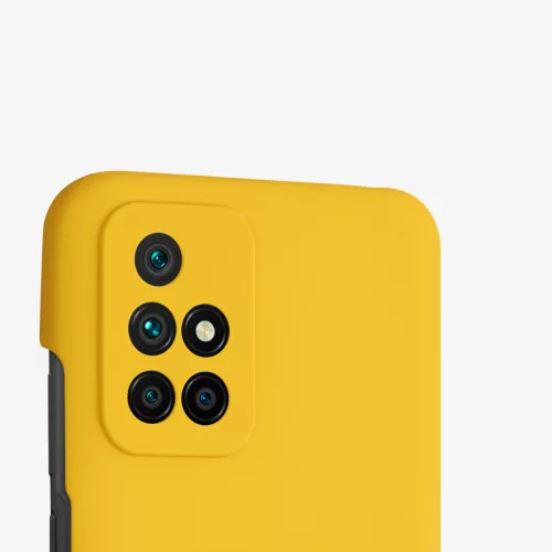 Husa pentru Xiaomi Redmi 10, Silicon, Galben, 56153.143, kwmobile