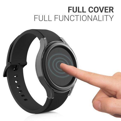 Set 2 Huse pentru Samsung Galaxy Watch 4 Classic (46mm), kwmobile, Plastic, Negru, 56181.01