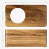 Suport pentru tamper din lemn de salcam Navaris, 51 mm, 56192.29