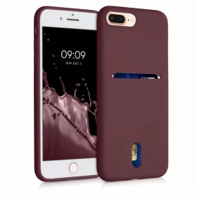   Husa pentru Apple iPhone 8 Plus / iPhone 7 Plus, Silicon, Violet, 49102.190, kwmobile