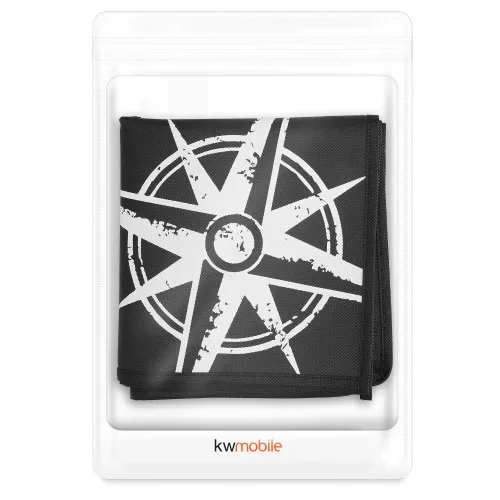 Husa de protectie pentru Thermomix TM6/TM5, Kwmobile, Negru/Alb, Plastic, 55449.02