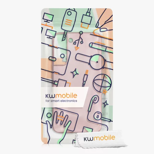 Husa pentru Samsung Galaxy S22 Plus, Silicon, Roz, 56762.31, kwmobile
