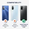 Husa pentru Xiaomi Redmi Note 10 / Redmi Note 10S, Textil, Negru, 56898.73, kwmobile