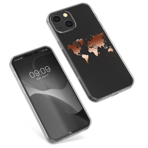 Husa pentru Apple iPhone 13 Mini, Silicon, Transparent, 57142.03, kwmobile