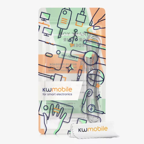 Husa Kwmobile pentru OnePlus Nord, Silicon, Transparent/Argintiu, 57454.35