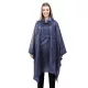 Poncho de ploaie Navaris unisex, 100x154 cm, impermeabil, albastru, EVA, 52203.01.17