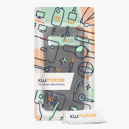Husa kwmobile pentru Google Pixel 7 Pro, Textil, Gri, 58018.19