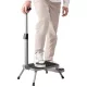 Scaun pliabil cu maner antiderapant Navaris, suport 150kg, metal, 60999.01