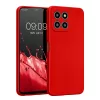 Husa Kwmobile pentru Honor X8 5G/X6/70 Lite, Rosu, Silicon, 59880.36