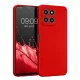 Husa Kwmobile pentru Honor X8 5G/X6/70 Lite, Rosu, Silicon, 59880.36