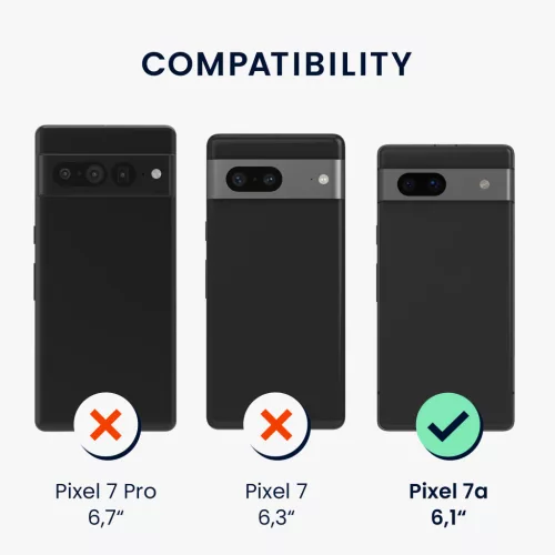 Husa Kwmobile pentru Google Pixel 7a, Portocaliu, Silicon, 61598.191