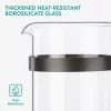 Presa franceza Navaris din sticla borosilicata, 1000ml, infuzor cafea ceai, 46547.03