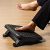 Suport picioare reglabil Navaris, 43x31 cm, 2 trepte, 0-18, birou, negru, plastic