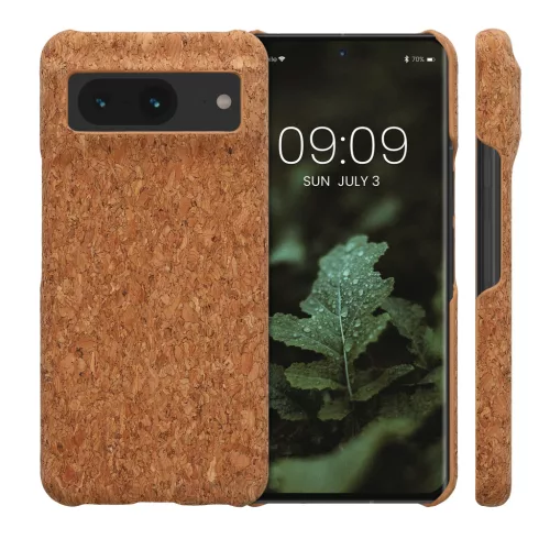 Husa Kwmobile pentru Google Pixel 8, Maro deschis, Pluta, 61877.24