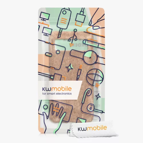 Husa Kwmobile pentru Google Pixel 8, Maro deschis, Pluta, 61877.24