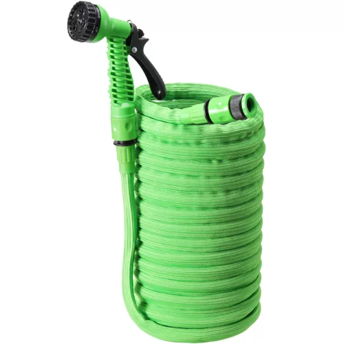 Furtun de gradina extensibil Navaris 7.5-15m, cu pistol 7 functii, conectori rapizi, 61948.02