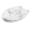 Capac toaleta Navaris, inchidere lenta, 42.5x35.8x5.6 cm, compatibil universal, gri, plastic