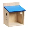 Hranitoare de pasari Navaris, cu 2 pereti frontali, 21x18x26 cm, NAV000025VD001C