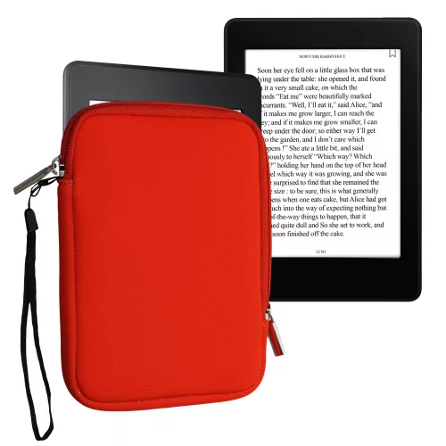 Husa Universala Kwmobile pentru eBook Reader de 6 inch, Portocaliu, Neopren, KWM000010OQ011C
