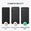 Husa Kwmobile pentru Samsung Galaxy A34 5G, Verde inchis, Silicon, KWM0000191B004C