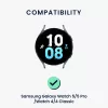 Curea Kwmobile pentru Samsung Galaxy Watch 5/Galaxy Watch 5 Pro/Galaxy Watch 4, Roz deschis, Nylon, KWM000024XZ002C
