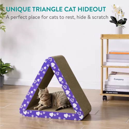 Set 3 Placi de zgariat pentru Pisici Navaris, 51x25x45 cm, carton, NAV000025ZF001C