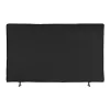 Husa de in Kwmobile pentru televizor de 65 inch, Gri inchis, Textil, KWM000017SW003C