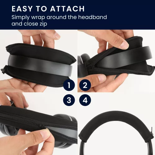 Banda Casti Kwmobile pentru Beats Studio 3/Studio 2/Solo 3, Negru, Neopren, KWM0000250S001C