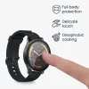 Set 2 Huse Kwmobile cu sticla securizata pentru Garmin Venu 3S, Transparent/Negru, Plastic, KWM0000251S002C